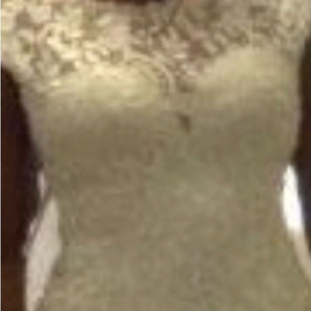 Elegant Cream Lace Dress